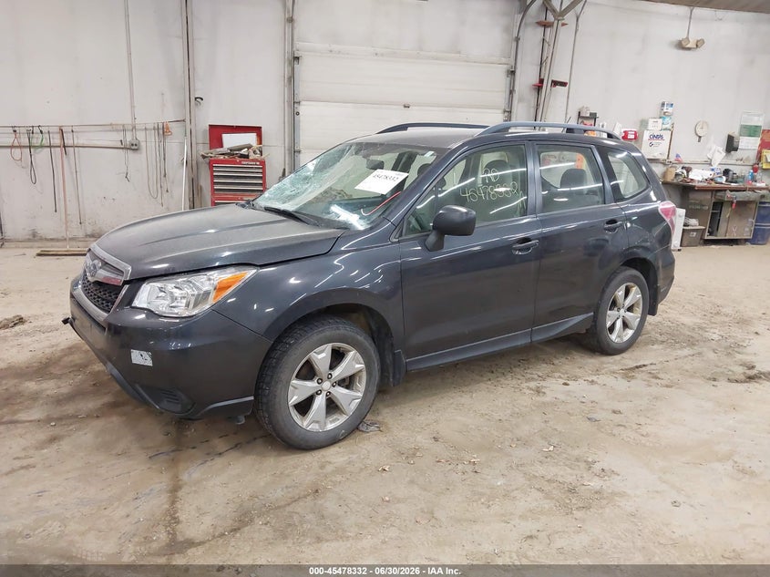 2015 Subaru Forester VIN JF2SJABC2FH800894 IAAI salvage auction — RIGHT FRONT, Salvage (Pennsylvania), sold $650 on 2026-07-09 (photo 2)