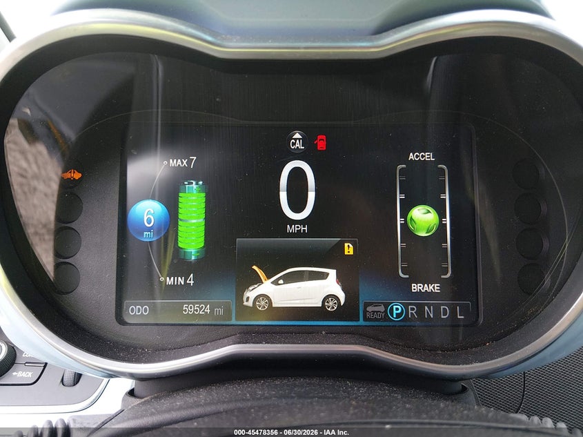 2014 Chevrolet Spark ev VIN KL8CL6S00EC512263 IAAI salvage auction — NORMAL WEAR, Peddle Clear Public-Restricted (Oregon), sold $225 on 2026-07-29 (photo 7)