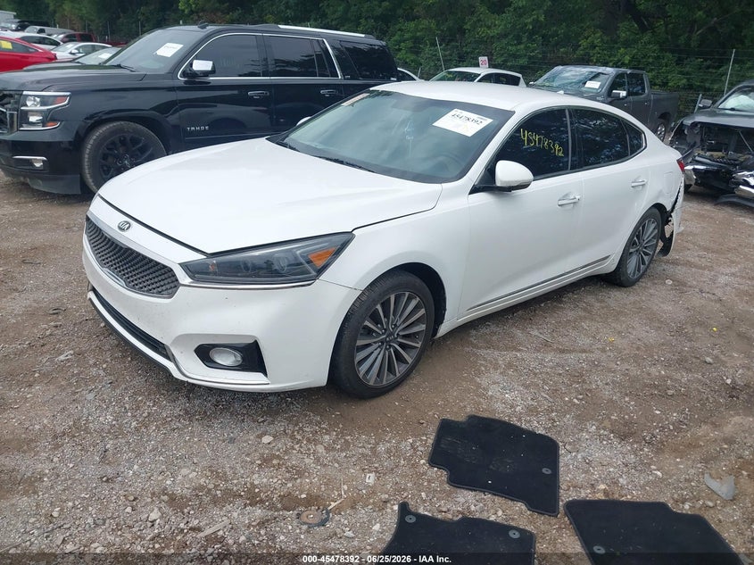 2017 Kia Cadenza VIN KNALC4J11H5080858 IAAI salvage auction — REAR END, Salvage Title, sold $1,250 on 2026-07-19 (photo 2)
