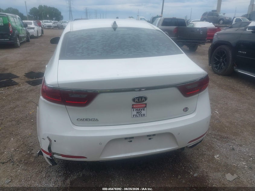 2017 Kia Cadenza VIN KNALC4J11H5080858 IAAI salvage auction — REAR END, Salvage Title, sold $1,250 on 2026-07-19 (photo 6)
