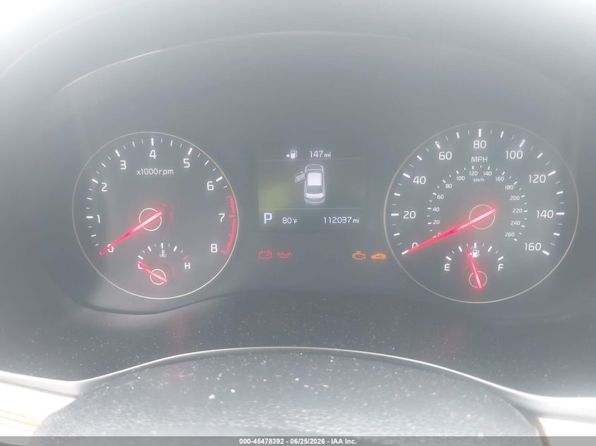 2017 Kia Cadenza VIN KNALC4J11H5080858 IAAI salvage auction — REAR END, Salvage Title, sold $1,250 on 2026-07-19 (photo 7)