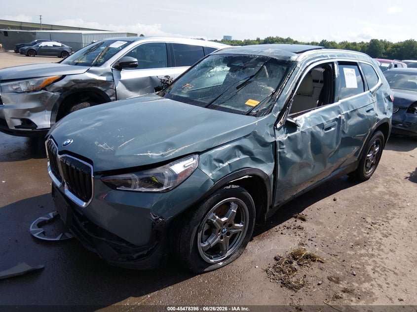 2023 BMW X1 VIN WBX73EF05P5W14536 IAAI salvage auction — ROLLOVER, Salvage Title, sold $1,300 on 2026-07-18 (photo 2)