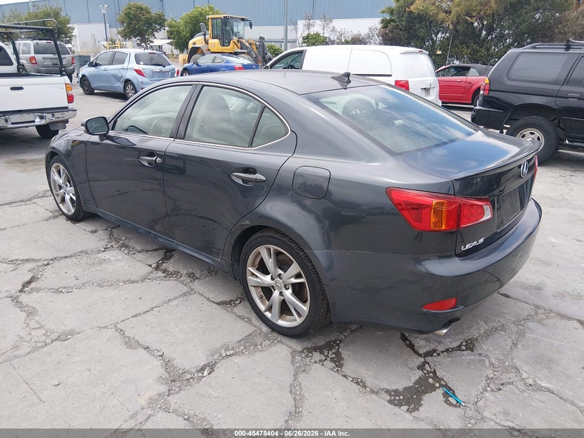2010 Lexus Is 350 VIN JTHBE5C27A2017578 IAAI salvage auction — NORMAL WEAR, Clear - Dealer Only (California), sold $1,850 on 2026-07-06 (photo 3)