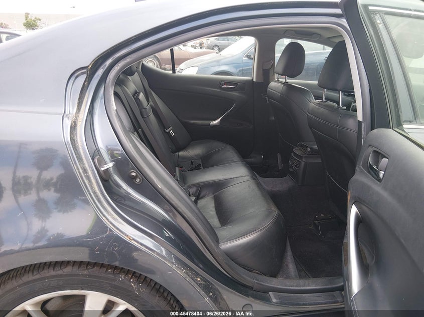 2010 Lexus Is 350 VIN JTHBE5C27A2017578 IAAI salvage auction — NORMAL WEAR, Clear - Dealer Only (California), sold $1,850 on 2026-07-06 (photo 8)