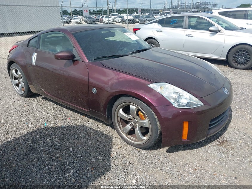 2006 Nissan 350z VIN JN1AZ34E66M350867 IAAI salvage auction — REAR END, Salvage (Louisiana), sold $3,700 on 2026-07-15 (photo 1)