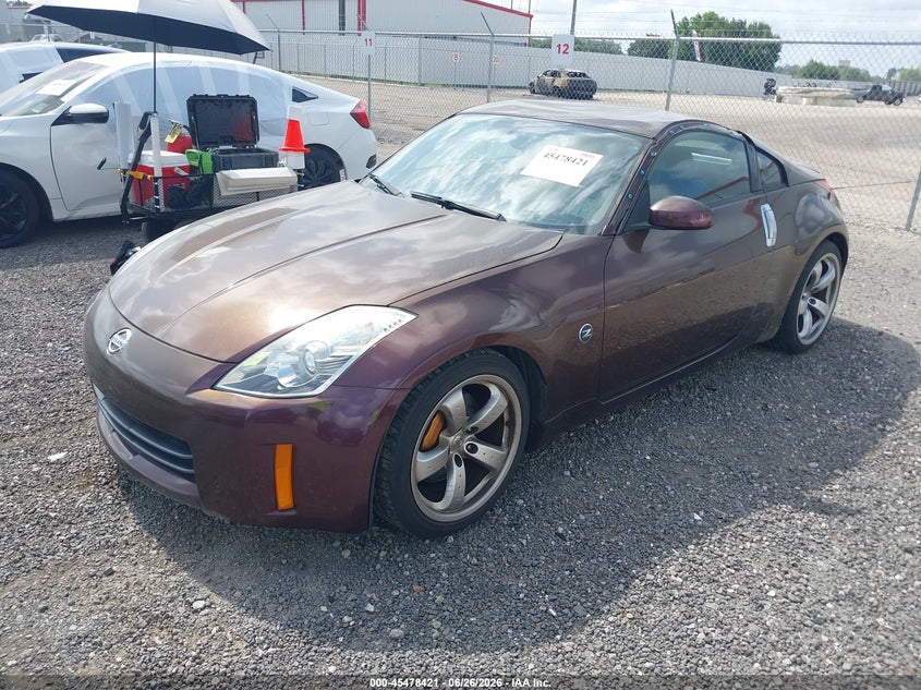 2006 Nissan 350z VIN JN1AZ34E66M350867 IAAI salvage auction — REAR END, Salvage (Louisiana), sold $3,700 on 2026-07-15 (photo 2)