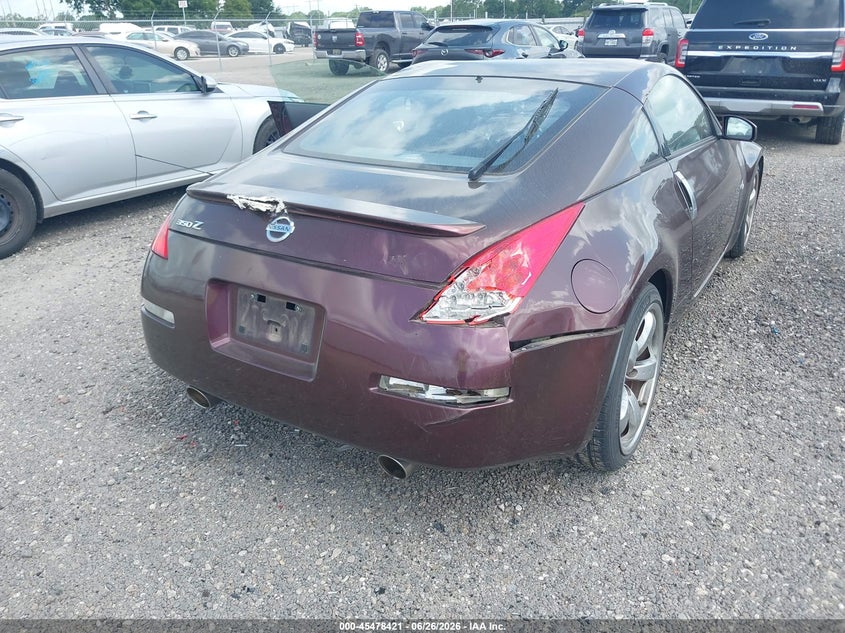 2006 Nissan 350z VIN JN1AZ34E66M350867 IAAI salvage auction — REAR END, Salvage (Louisiana), sold $3,700 on 2026-07-15 (photo 6)