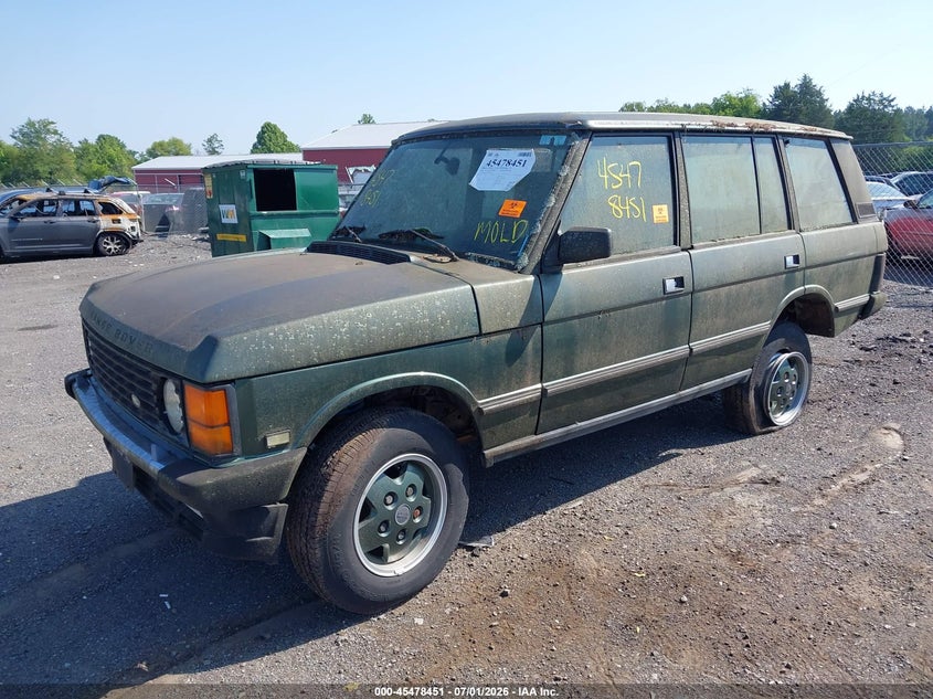 1993 Land rover RANGE ROVER VIN SALHC1344PA633631 IAAI salvage auction — NORMAL WEAR, Clear (Virginia), sold $2,775 on 2026-07-07 (photo 2)