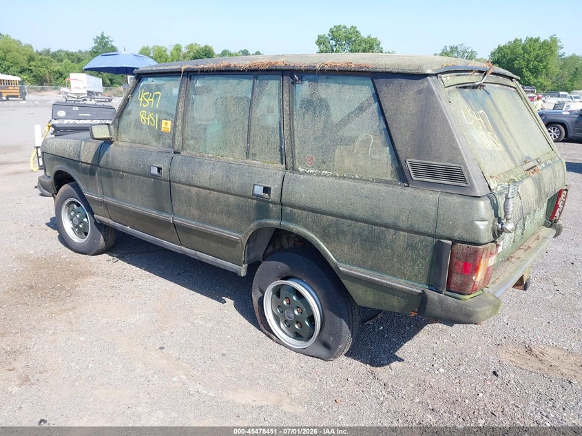 1993 Land rover RANGE ROVER VIN SALHC1344PA633631 IAAI salvage auction — NORMAL WEAR, Clear (Virginia), sold $2,775 on 2026-07-07 (photo 3)