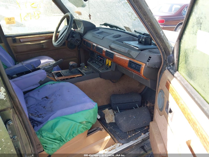 1993 Land rover RANGE ROVER VIN SALHC1344PA633631 IAAI salvage auction — NORMAL WEAR, Clear (Virginia), sold $2,775 on 2026-07-07 (photo 5)