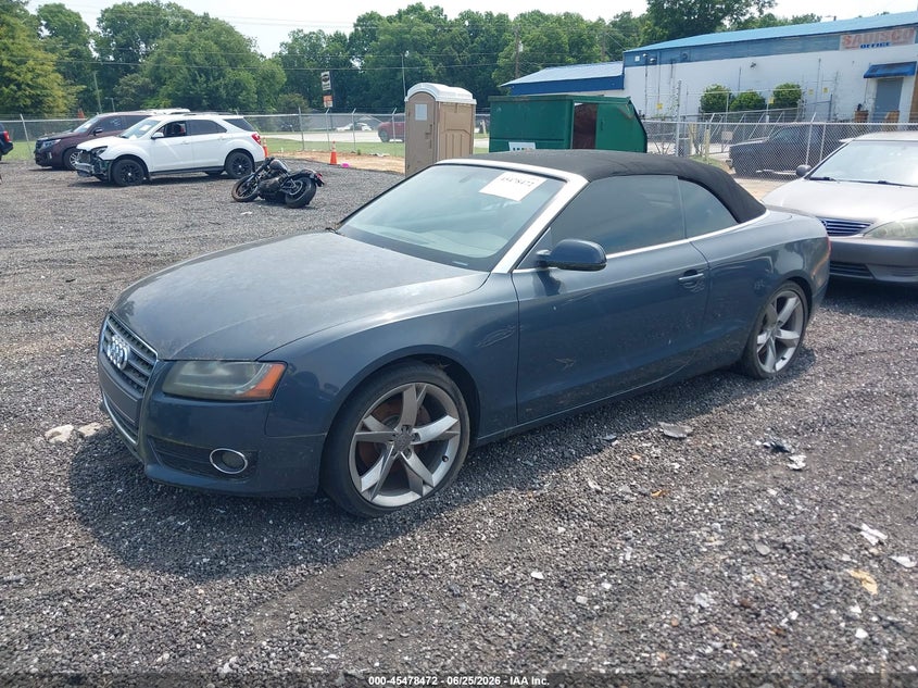 2011 Audi A5 VIN WAUJFAFH7BN012476 IAAI salvage auction — NORMAL WEAR, Salvage (South Carolina), sold $475 on 2026-07-28 (photo 2)