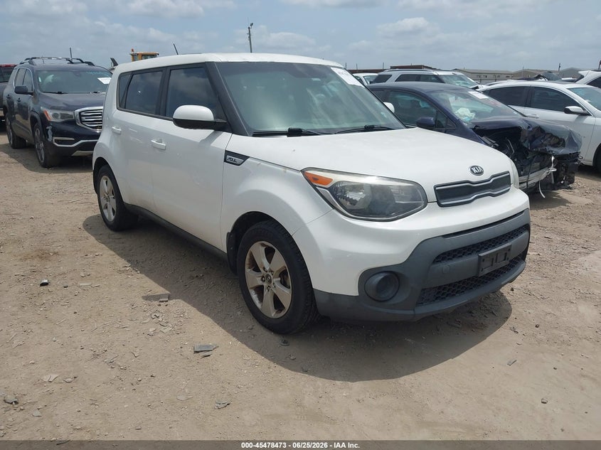 2017 Kia Soul VIN KNDJN2A27H7471213 IAAI salvage auction — NORMAL WEAR, Original (Texas), sold $600 on 2026-07-21 (photo 1)