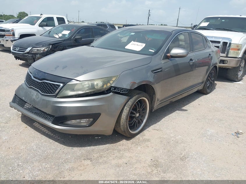 2012 Kia Optima VIN 5XXGM4A72CG037866 IAAI salvage auction — REPOSSESSION, Original (Texas), sold $250 on 2026-07-15 (photo 2)