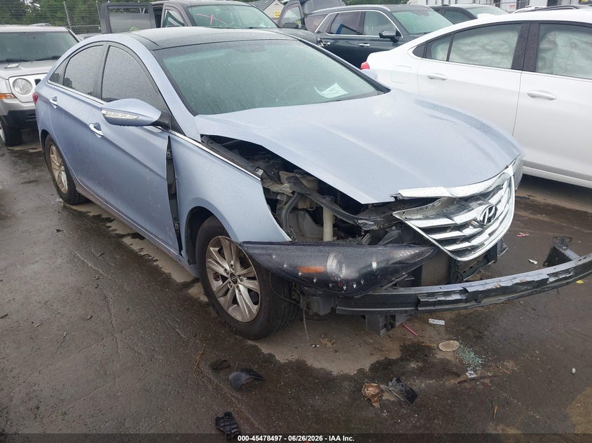2013 Hyundai Sonata VIN 5NPEC4AC9DH682043 IAAI salvage auction — FRONT END, Salvage (North Carolina), sold $300 on 2026-07-29 (photo 1)
