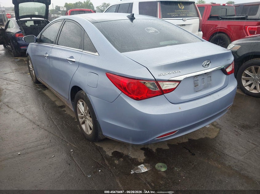 2013 Hyundai Sonata VIN 5NPEC4AC9DH682043 IAAI salvage auction — FRONT END, Salvage (North Carolina), sold $300 on 2026-07-29 (photo 3)