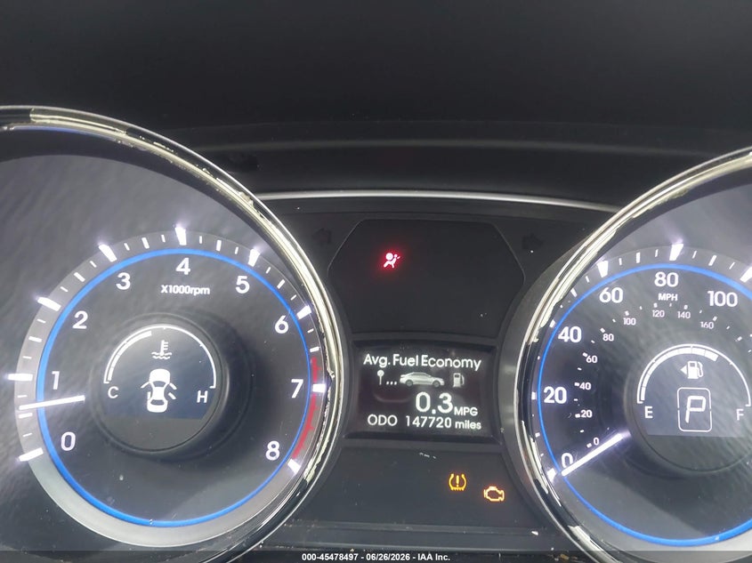2013 Hyundai Sonata VIN 5NPEC4AC9DH682043 IAAI salvage auction — FRONT END, Salvage (North Carolina), sold $300 on 2026-07-29 (photo 7)