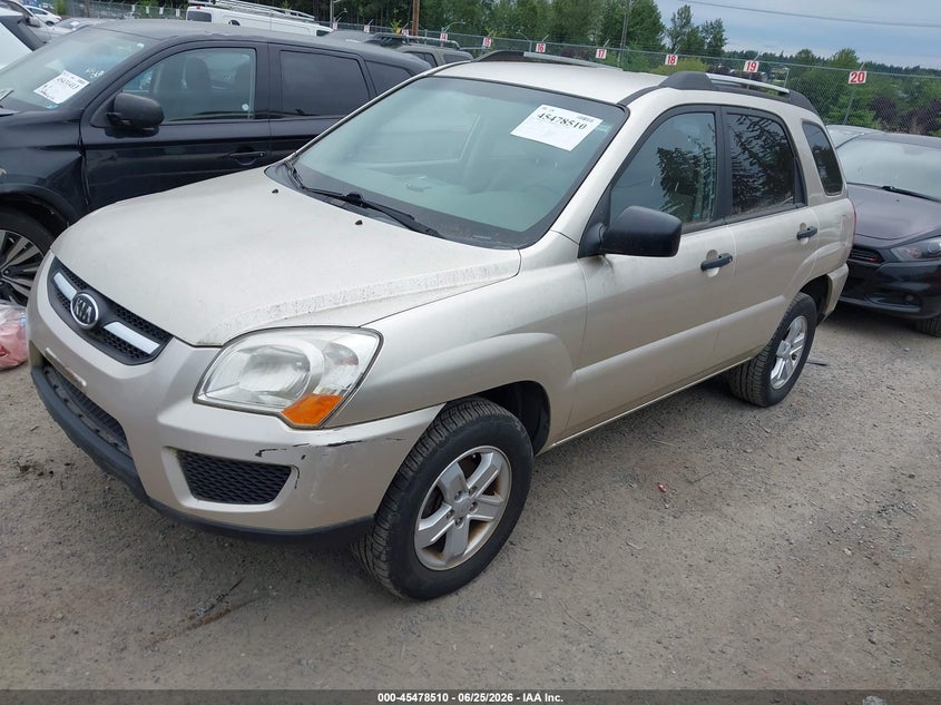 2009 Kia Sportage VIN KNDJE723797583046 IAAI salvage auction — NORMAL WEAR, Clear (Washington), sold $425 on 2026-07-08 (photo 2)