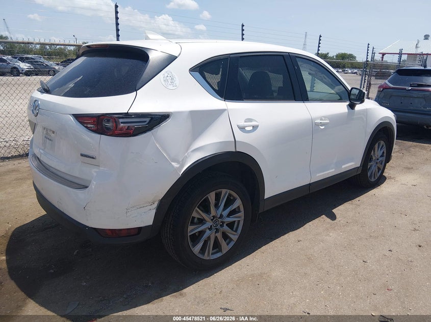 2021 Mazda Cx-5 VIN JM3KFBDM9M0487759 IAAI salvage auction — RIGHT REAR, Salvage (Louisiana), sold $9,300 on 2026-07-27 (photo 4)