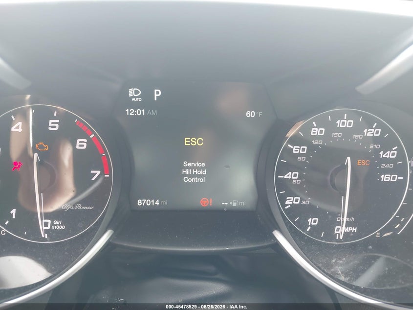 2017 Alfa romeo Giulia VIN ZARFAEBN2H7535949 IAAI salvage auction — WATER/FLOOD, Salvage (Texas), sold $1,750 on 2026-07-30 (photo 7)