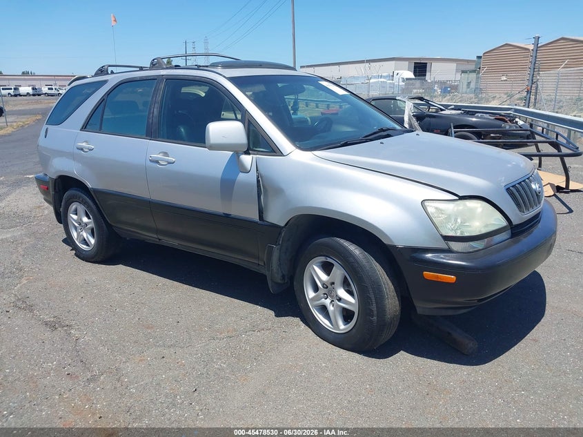 1999 Lexus Rx 300 VIN JT6HF10U4X0042215 IAAI salvage auction — LEFT & RIGHT, App For Dup Clear (California), sold $275 on 2026-07-20 (photo 1)