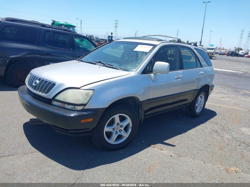 1999 Lexus Rx 300 VIN JT6HF10U4X0042215 IAAI salvage auction — LEFT & RIGHT, App For Dup Clear (California), sold $275 on 2026-07-20 (photo 2)