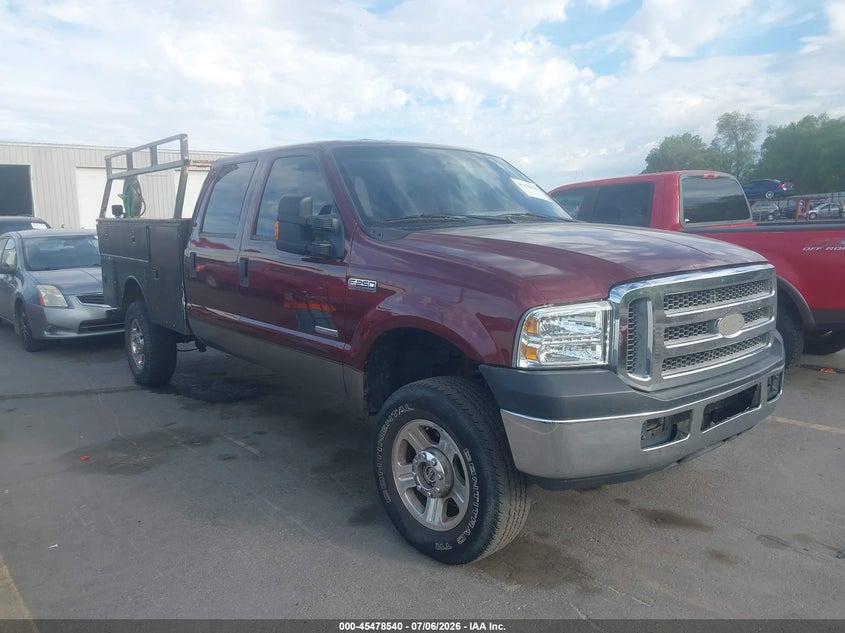 2006 Ford F-250 VIN 1FTSW21P76ED11841 IAAI salvage auction — FRONT & REAR, Clear (Idaho), sold $500 on 2026-07-18 (photo 1)