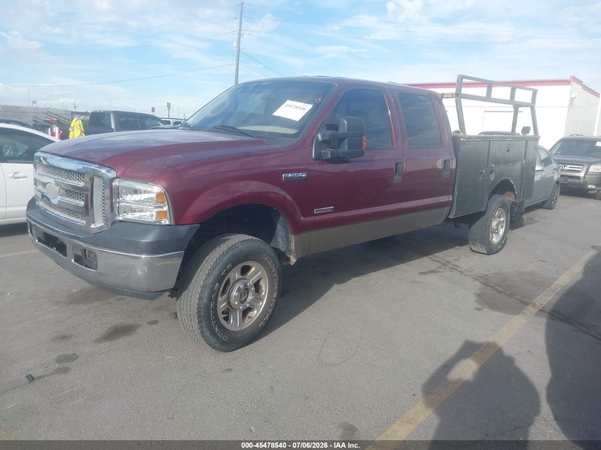 2006 Ford F-250 VIN 1FTSW21P76ED11841 IAAI salvage auction — FRONT & REAR, Clear (Idaho), sold $500 on 2026-07-18 (photo 2)