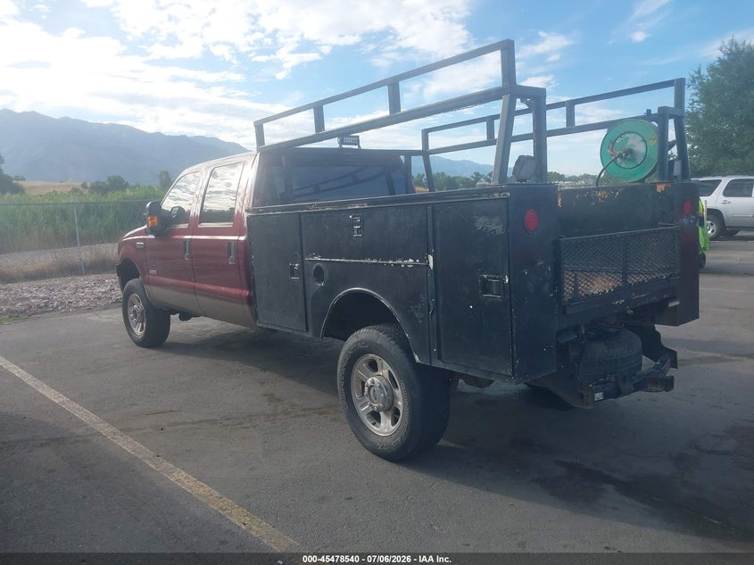 2006 Ford F-250 VIN 1FTSW21P76ED11841 IAAI salvage auction — FRONT & REAR, Clear (Idaho), sold $500 on 2026-07-18 (photo 3)