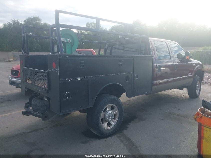 2006 Ford F-250 VIN 1FTSW21P76ED11841 IAAI salvage auction — FRONT & REAR, Clear (Idaho), sold $500 on 2026-07-18 (photo 4)