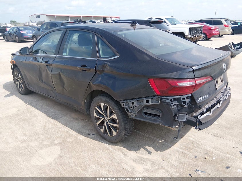 2023 Volkswagen Jetta VIN 3VW5M7BU6PM022043 IAAI salvage auction — FRONT & REAR, Original (Texas), sold $2,700 on 2026-07-31 (photo 3)