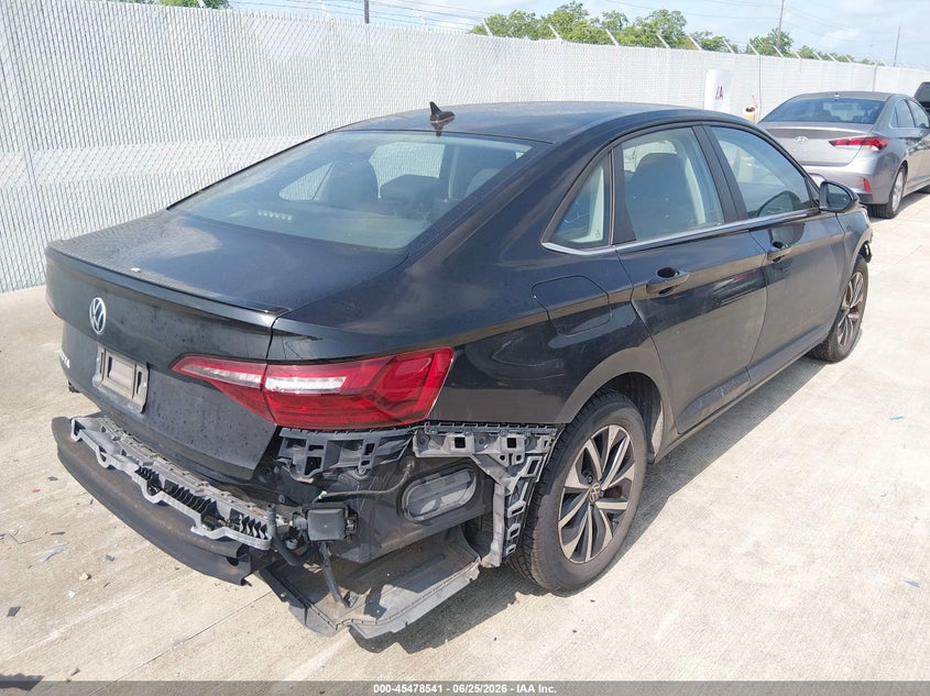 2023 Volkswagen Jetta VIN 3VW5M7BU6PM022043 IAAI salvage auction — FRONT & REAR, Original (Texas), sold $2,700 on 2026-07-31 (photo 4)