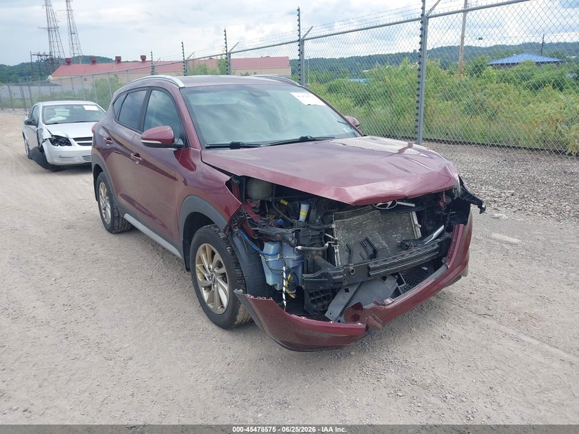 2018 Hyundai Tucson VIN KM8J33A40JU635059 IAAI salvage auction — FRONT END, Salvage (Pennsylvania), sold $1,550 on 2026-07-07 (photo 1)