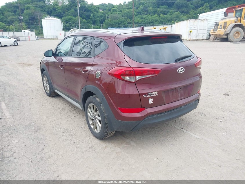 2018 Hyundai Tucson VIN KM8J33A40JU635059 IAAI salvage auction — FRONT END, Salvage (Pennsylvania), sold $1,550 on 2026-07-07 (photo 3)