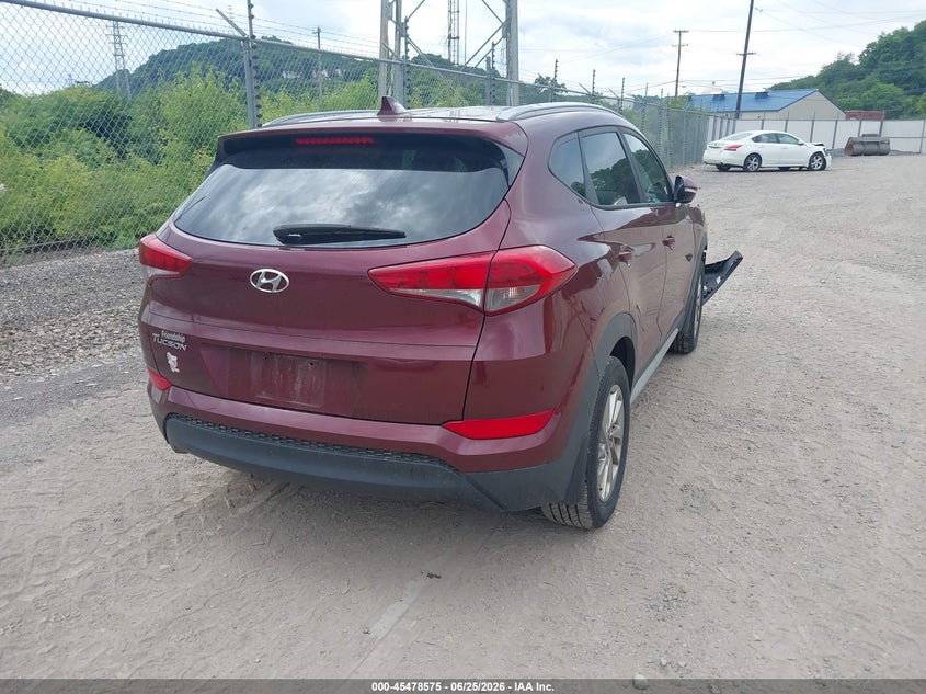 2018 Hyundai Tucson VIN KM8J33A40JU635059 IAAI salvage auction — FRONT END, Salvage (Pennsylvania), sold $1,550 on 2026-07-07 (photo 4)