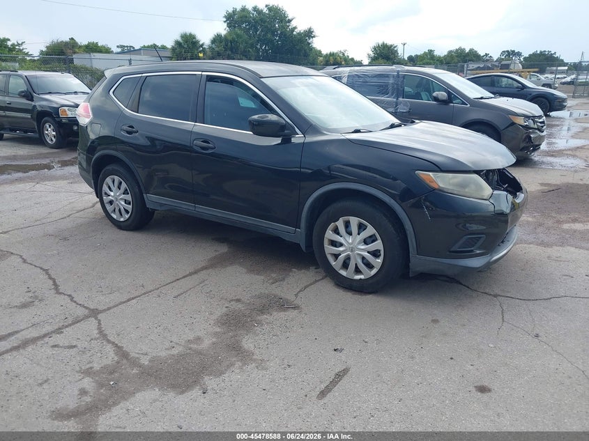 2016 Nissan Rogue VIN KNMAT2MT8GP625324 IAAI salvage auction — FRONT END, Clear (Florida), sold $425 on 2026-07-29 (photo 1)