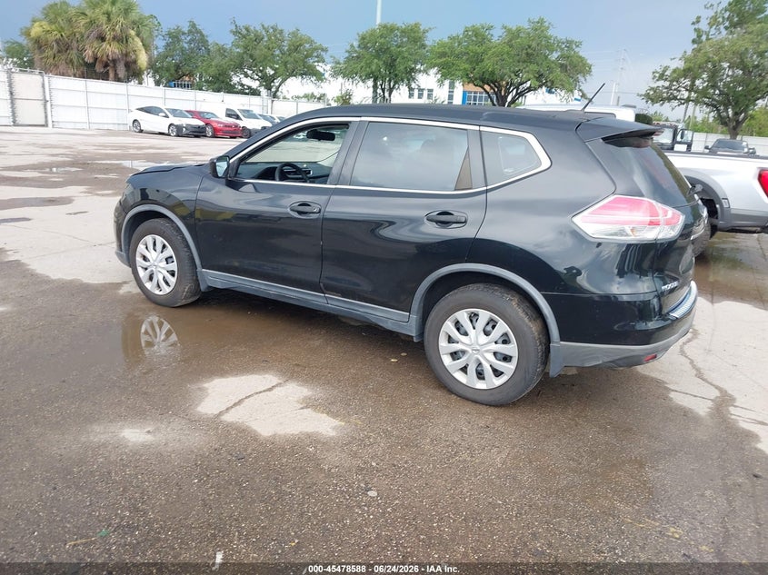 2016 Nissan Rogue VIN KNMAT2MT8GP625324 IAAI salvage auction — FRONT END, Clear (Florida), sold $425 on 2026-07-29 (photo 3)