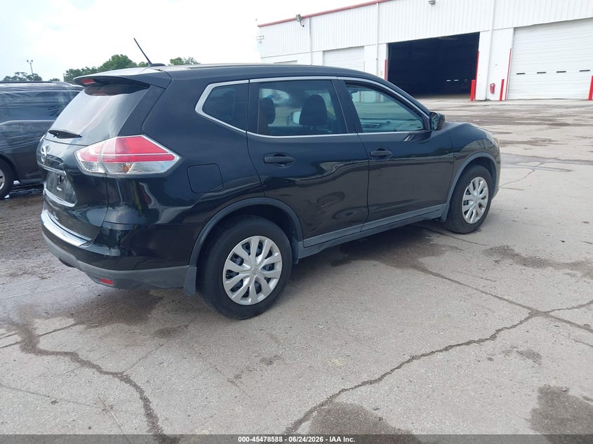 2016 Nissan Rogue VIN KNMAT2MT8GP625324 IAAI salvage auction — FRONT END, Clear (Florida), sold $425 on 2026-07-29 (photo 4)