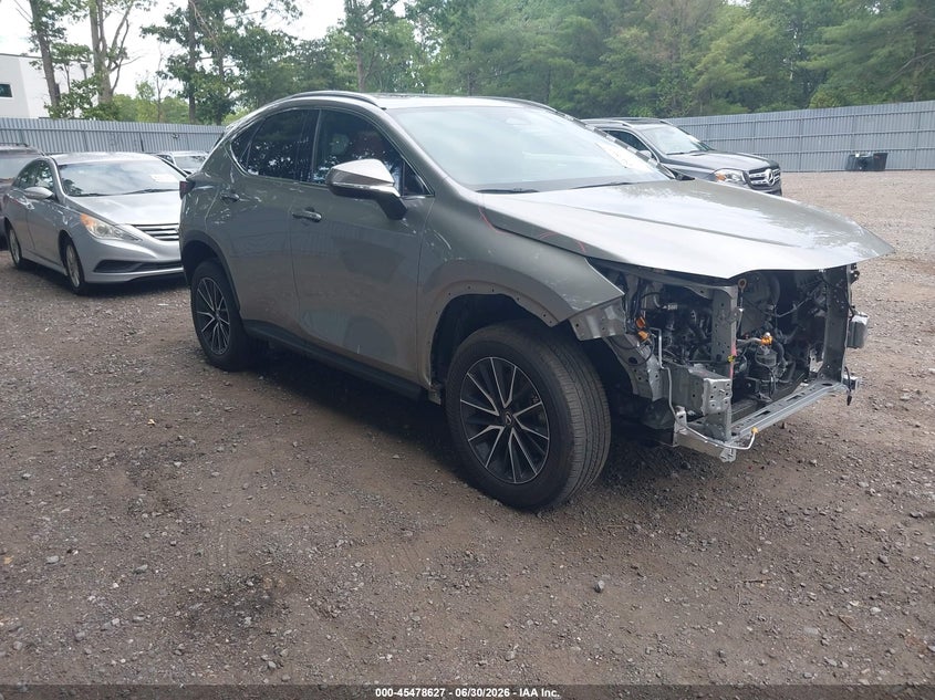 2024 Lexus Nx VIN 2T2GGCEZ9RC056472 IAAI salvage auction — FRONT & REAR, Salvage (New Jersey), sold $17,600 on 2026-07-29 (photo 1)