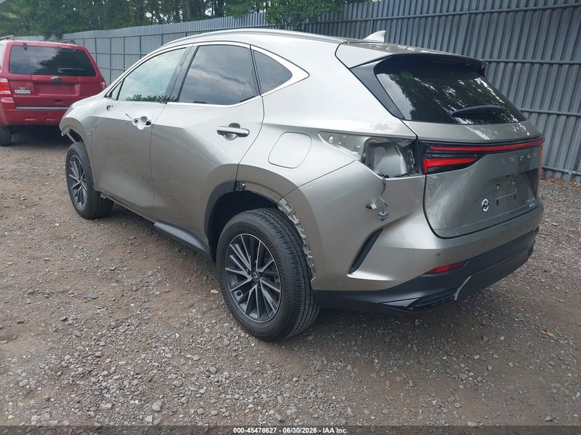 2024 Lexus Nx VIN 2T2GGCEZ9RC056472 IAAI salvage auction — FRONT & REAR, Salvage (New Jersey), sold $17,600 on 2026-07-29 (photo 3)