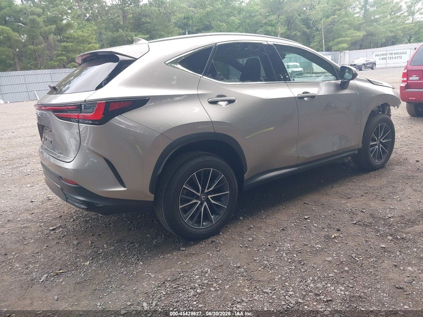 2024 Lexus Nx VIN 2T2GGCEZ9RC056472 IAAI salvage auction — FRONT & REAR, Salvage (New Jersey), sold $17,600 on 2026-07-29 (photo 4)