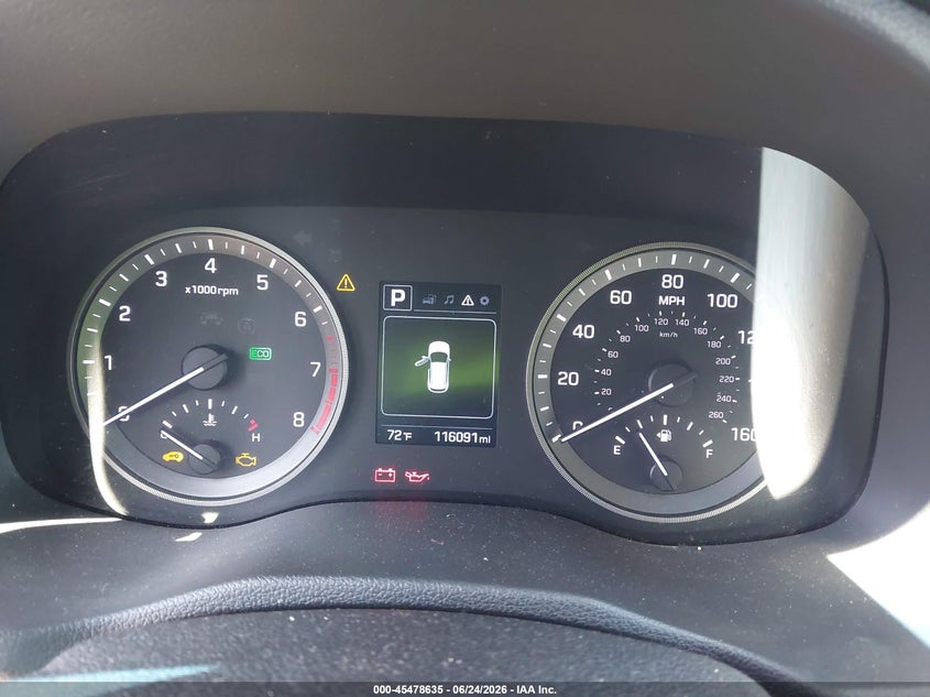 2016 Hyundai Tucson VIN KM8J33A21GU125813 IAAI salvage auction — NORMAL WEAR, Clear - Dealer Only (California), sold $1,925 on 2026-07-29 (photo 7)