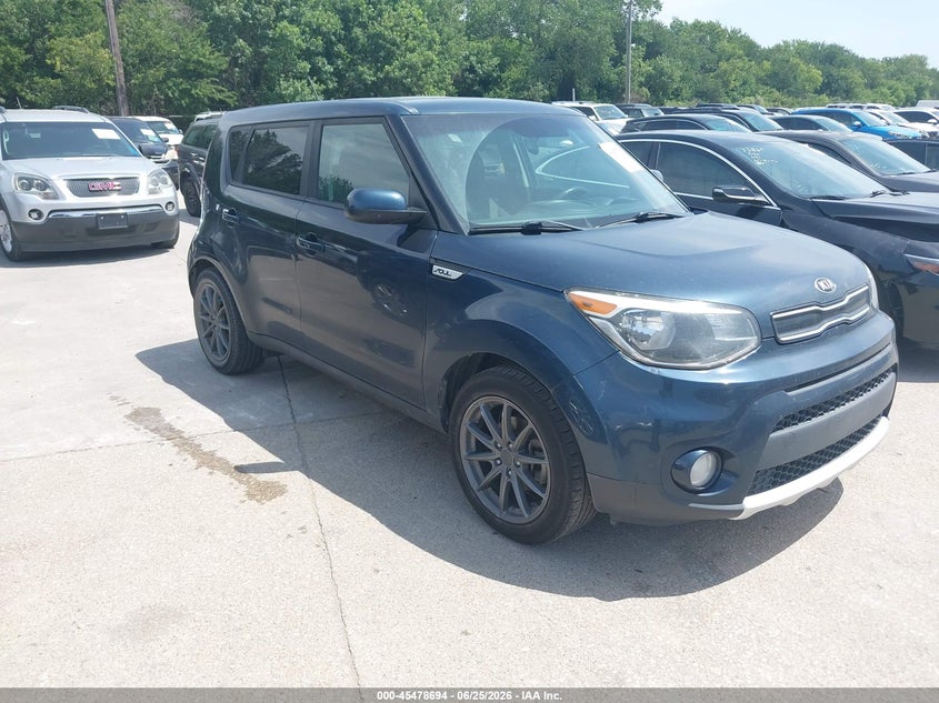 2018 Kia Soul VIN KNDJP3A52J7602127 IAAI salvage auction — NORMAL WEAR, Original (Texas), sold $1,750 on 2026-07-27 (photo 1)