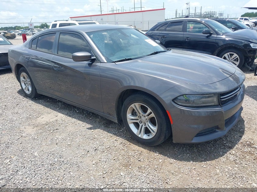 2015 Dodge Charger VIN 2C3CDXBG8FH751697 IAAI salvage auction — WATER/FLOOD, Certificate Of Destruction (Louisiana), sold $825 on 2026-07-29 (photo 1)