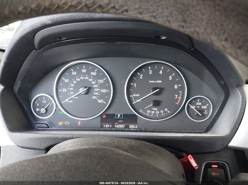 2014 BMW 3er VIN WBA3B1C56EPV79219 IAAI salvage auction — NORMAL WEAR, Clear (Florida), sold $1,475 on 2026-07-15 (photo 7)