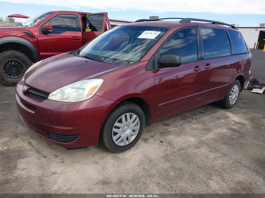 2005 Toyota Sienna VIN 5TDZA23C15S253743 IAAI salvage auction — NORMAL WEAR, Clear (New Mexico), sold $275 on 2026-07-24 (photo 2)