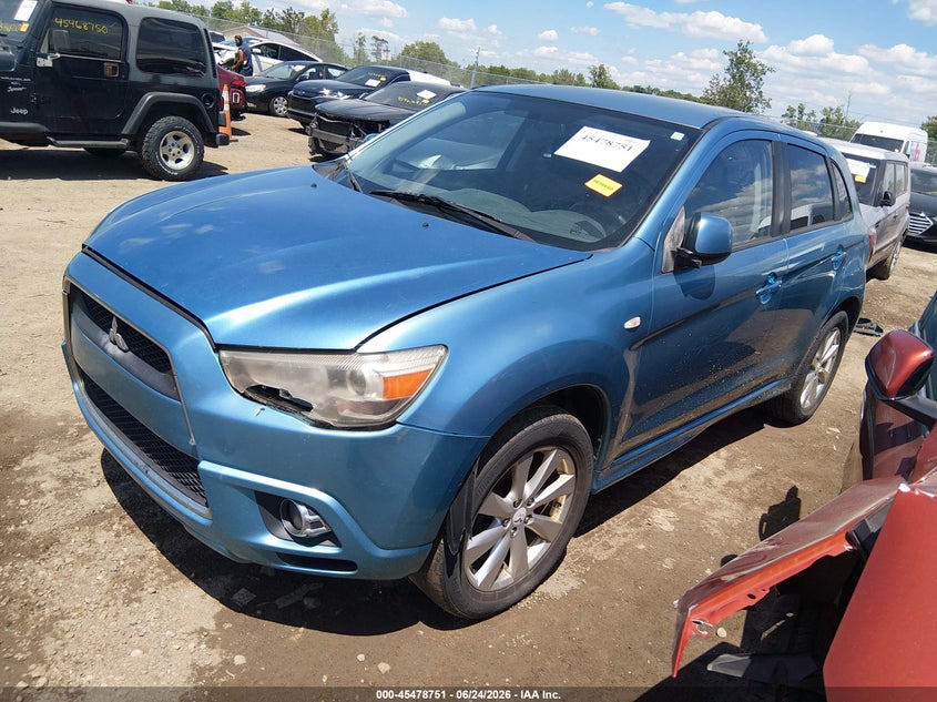 2012 Mitsubishi VIN JA4AR4AU2CZ008842 IAAI salvage auction — NORMAL WEAR, Original (Ohio), sold $325 on 2026-07-23 (photo 2)