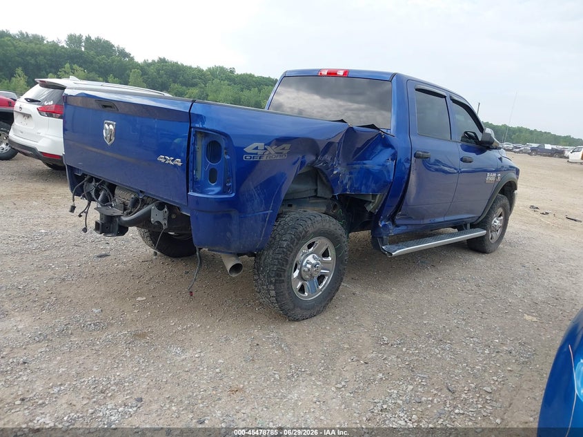 2018 Ram 2500 VIN 3C6UR5CL0JG172768 IAAI salvage auction — REAR END, Salvage (Ohio), sold $11,400 on 2026-07-29 (photo 4)