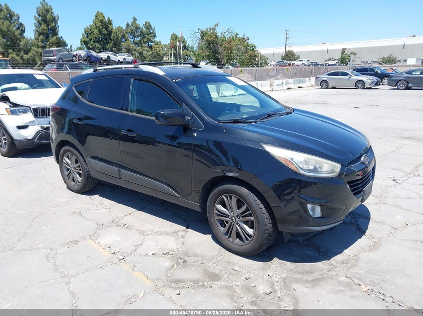 2014 Hyundai Tucson VIN KM8JUCAG2EU940737 IAAI salvage auction — THEFT, Salvage Title, sold $125 on 2026-07-29 (photo 1)