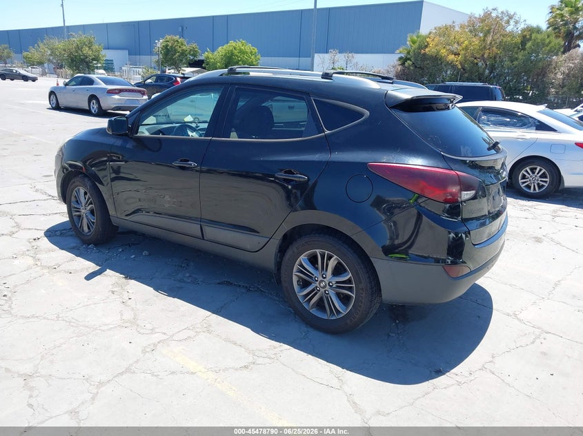 2014 Hyundai Tucson VIN KM8JUCAG2EU940737 IAAI salvage auction — THEFT, Salvage Title, sold $125 on 2026-07-29 (photo 3)