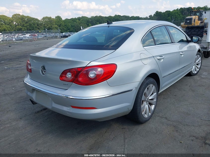 2010 Volkswagen Cc VIN WVWMN7AN5AE536291 IAAI salvage auction — RIGHT FRONT, Salvage (North Carolina), sold $475 on 2026-07-09 (photo 4)